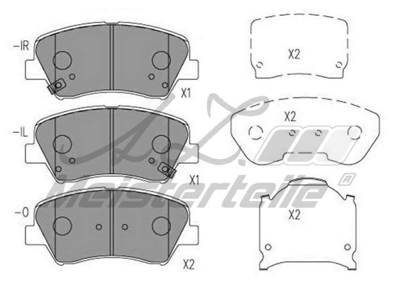 Brake pad for disc brake